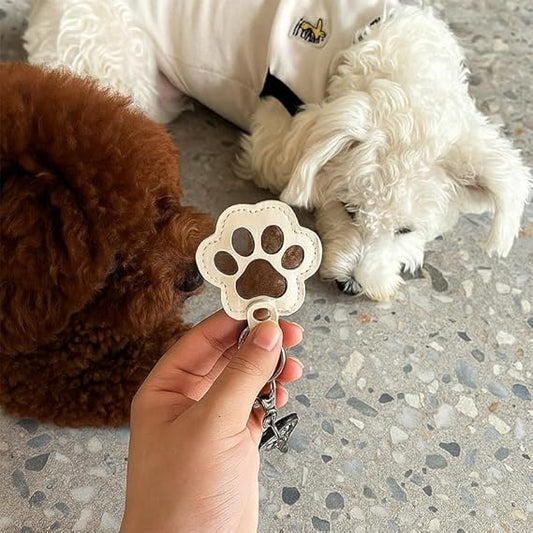 FurEver Paw Leather Keychain